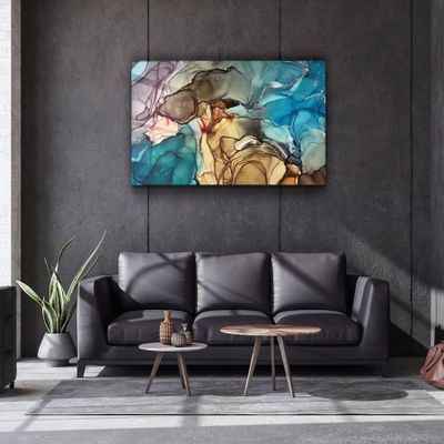 Autres décorations murales - Décoration murale en verre Marble Design 2  110CMx70CM - ARTDESIGNA