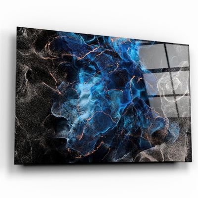 Autres décorations murales - Marble Design V1, décoration murale en verre 110CMx70CM - ARTDESIGNA