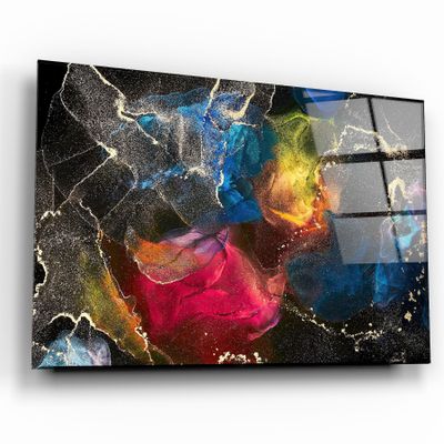 Autres décorations murales - Décoration murale en verre V2Glass Design en marbre 110CMx70CM - ARTDESIGNA