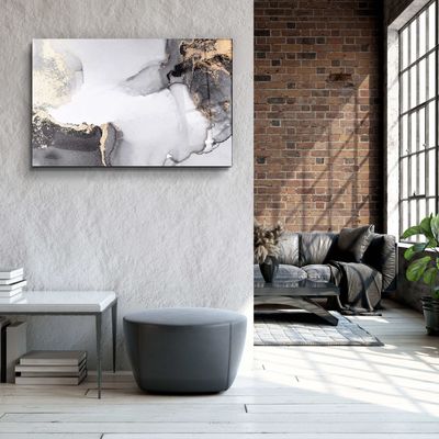 Other wall decoration - Marble Collection H2Glass Wall Art  110CMx70CM - ARTDESIGNA