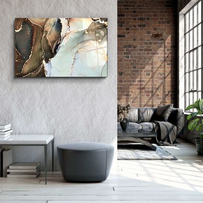 Autres décorations murales - Collection Marbre H3Glass Décoration murale  110CMx70CM - ARTDESIGNA