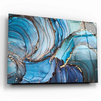Other wall decoration - Marble Collection H5Glass Wall Art  110CMx70CM - ARTDESIGNA