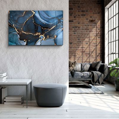 Other wall decoration - Marble Collection H8Glass Wall Art  110CMx70CM - ARTDESIGNA