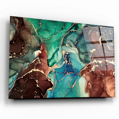 Other wall decoration - Marble Collection H10Glass Wall Art 110CMx70CM - ARTDESIGNA