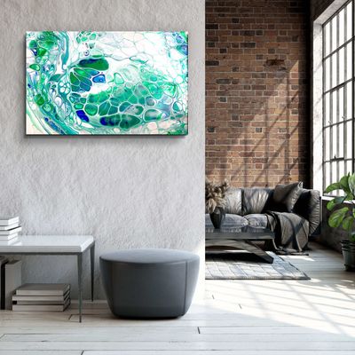 Autres décorations murales - Collection Marbre H17 - ElixirGlass Décoration murale  110CMx70CM - ARTDESIGNA