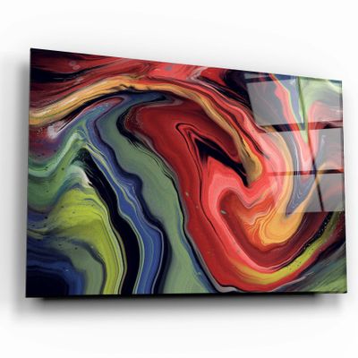 Other wall decoration - Marble Collection H19Glass Wall Art 110CMx70CM - ARTDESIGNA