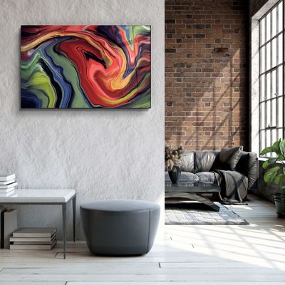 Autres décorations murales - Collection Marbre H19Décor mural en verre  110CMx70CM - ARTDESIGNA