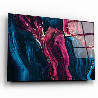 Other wall decoration - Marble Collection H24 - ViolettaGlass Wall Art  110CMx70CM - ARTDESIGNA