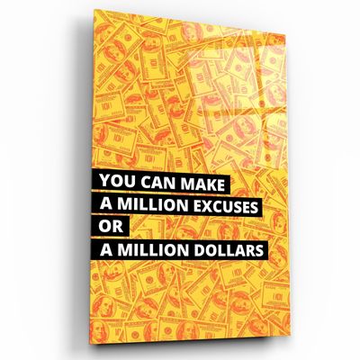 Other wall decoration - Million DollarsDesigners Collection Glass Wall Art 110CMx70CM - ARTDESIGNA