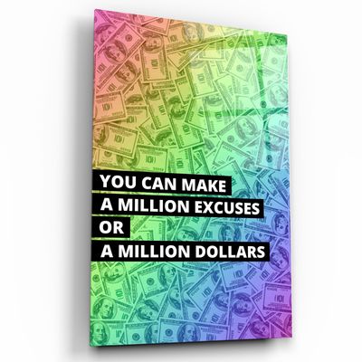 Autres décorations murales - Art mural en verre de la collection Million Dollar Designers 110CMx70CM - ARTDESIGNA