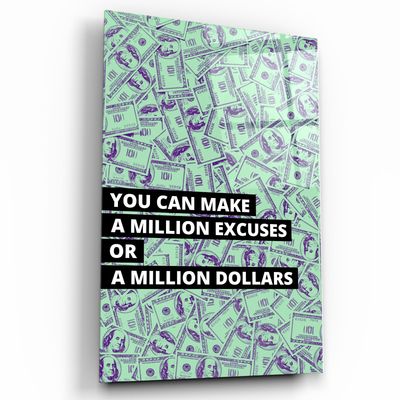 Autres décorations murales - Art mural en verre de la collection Million Dollar Designers 110CMx70CM - ARTDESIGNA