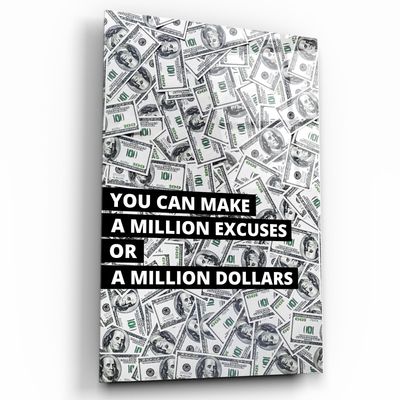 Other wall decoration - Million DollarsDesigners Collection Glass Wall Art 110CMx70CM - ARTDESIGNA