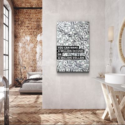 Autres décorations murales - Art mural en verre de la collection Million Dollar Designers 110CMx70CM - ARTDESIGNA