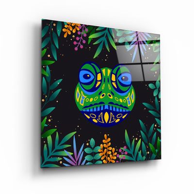 Autres décorations murales - Animal Republic Collection de créateurs de grenouilles en verre 80CMX80CM - ARTDESIGNA