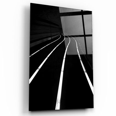 Other wall decoration - Road at NightDesigners Collection Glass Wall Art  110CMx70CM - ARTDESIGNA