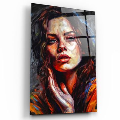 Autres décorations murales - Peinture à l'huile de beauté V2Designers Collection Art mural en verre 110CMx70CM - ARTDESIGNA