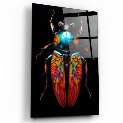 Other wall decoration - Mystic BugDesigners Collection Glass Wall Art 110CMx70CM - ARTDESIGNA