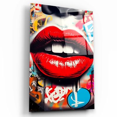 Other wall decoration - LippsDesigners Collection Glass Wall Art  110CMx70CM - ARTDESIGNA
