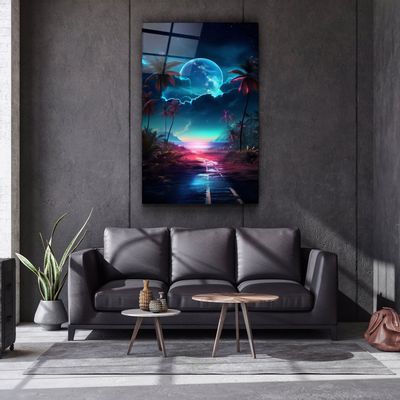 Autres décorations murales - Art mural en verre de la collection Mia-Mi Designers  110CMx70CM - ARTDESIGNA