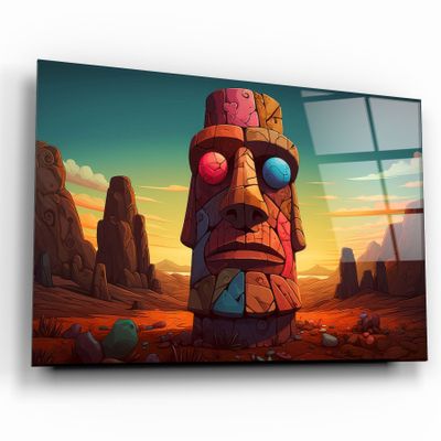 Other wall decoration - TikiDesigners Collection Glass Wall Art 110CMx70CM - ARTDESIGNA