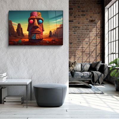 Other wall decoration - TikiDesigners Collection Glass Wall Art  110CMx70CM - ARTDESIGNA