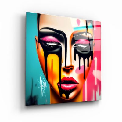 Other wall decoration - Cryin Designers Collection Glass Wall Art 80CMX80XM - ARTDESIGNA