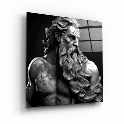 Autres décorations murales - Art mural en verre de la collection Zeus Myth Designers 80CMX80CM - ARTDESIGNA