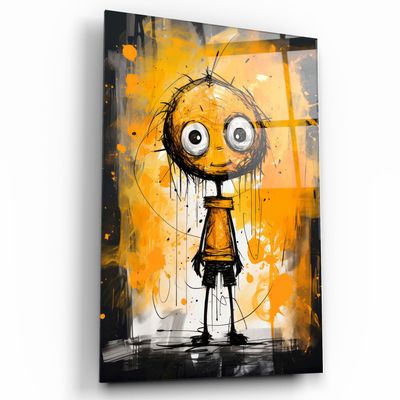 Other wall decoration - Still Happy to See You | Designers Collection Glass Wall Art 110CMx70CM - ARTDESIGNA