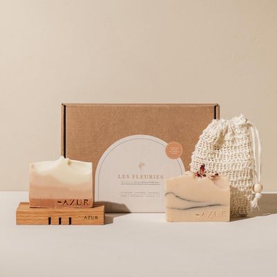 Gifts - LES FLEURIES| soap gift set |100% natural | sustainable - AZUR NATURAL BODY CARE