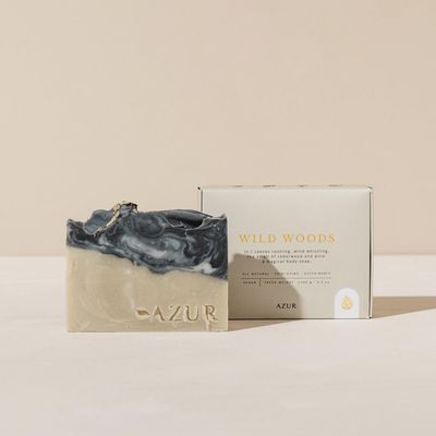 Cadeaux - Savon WILD WOODS | barre pour le corps | savon naturel - AZUR NATURAL BODY CARE