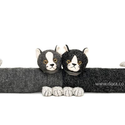 Objets de décoration - bas de porte twin cats - KARENA INTERNATIONAL