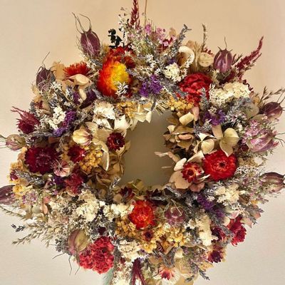 Décorations florales - Couronne hortensia Anastasia - TERRA FIORA