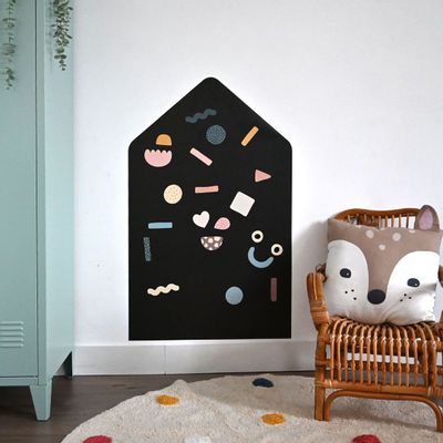 Children's decorative items - Tableau magnétique- Maison - FERFLEX
