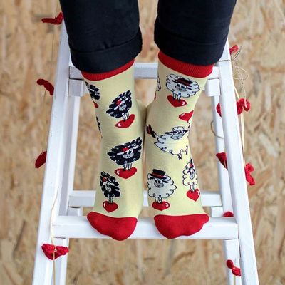 Socks - Cotton socks Arty In Love - PIRIN HILL