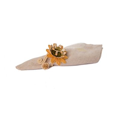 Formal plates - Maracuya napkin ring. - ARTESANIAS DEL ATLANTICO