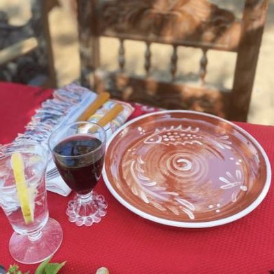 Everyday plates - Anthologist Ceramic Dinner Plate Red Clay, Psari - ANTHOLOGIST