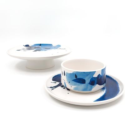 Everyday plates - Footed Cake Plate - MOLDE CERAMICS