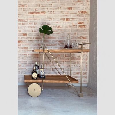 Trolleys - "JORGE" BAR CART / BEVERAGE SIDEBOARD - ALESSANDRA DELGADO DESIGN