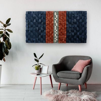 Autres décorations murales - "Nordique : Sculpture Murale en Bois de Qualité Supérieure Fait Main Édition Limitée" 140CMX70CM - ARTDESIGNA