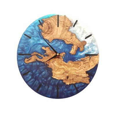 Other wall decoration - "Custom Made Resin and Wood Wall Clock: Premium Handcrafted Sculptures" 80CM - ARTDESIGNA