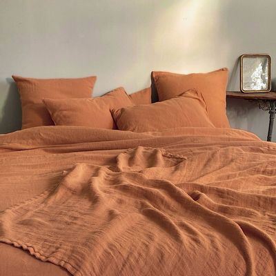Linge de lit - Fall/Winter 2021 Collection Bed Linen - COULEUR CHANVRE