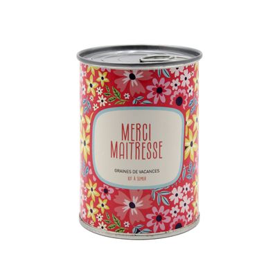 Gifts - Sowing kit\" Merci Maîtesse\” made in France - MAUVAISES GRAINES