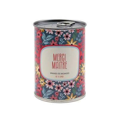 Gifts - Sowing kit\" Merci Maître\” Made in France - MAUVAISES GRAINES