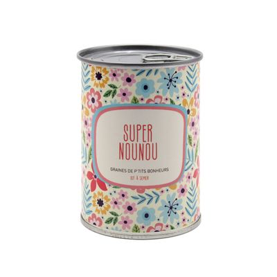 Gifts - Sowing kit\" Super Nounou\” Made in France - MAUVAISES GRAINES