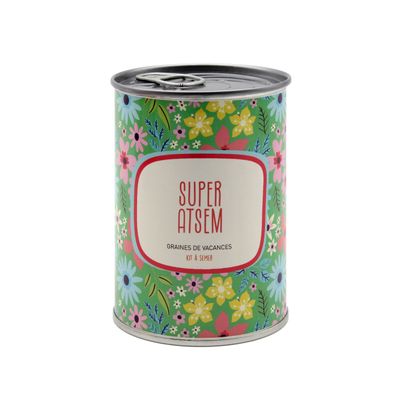 Cadeaux - Kit à semer "Super atsem" Fabriqué en France - MAUVAISES GRAINES