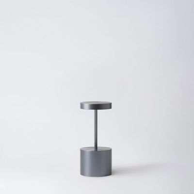 Wireless lamps - LUXCIOLE - Titanium- Mini model - 18cm - HISLE