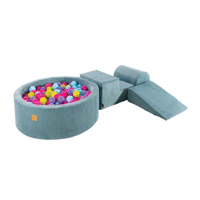 Soft toy - Aesthetic Foam 3-Element Set with Ball Pit, Corduroy - MEOWBABY