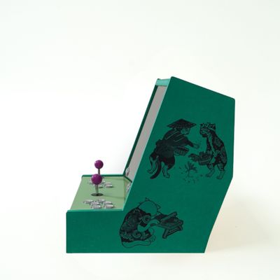 Objets de décoration - ARCADE MINATO: Design Rétro, "Emerald Green" - MAISON ROSHI