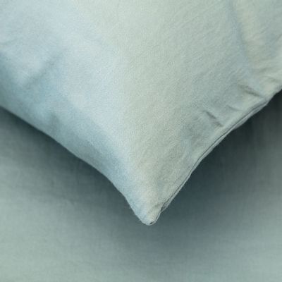Bed linens - Washed Satin Bed Set. 300 threads. Green - SOWL