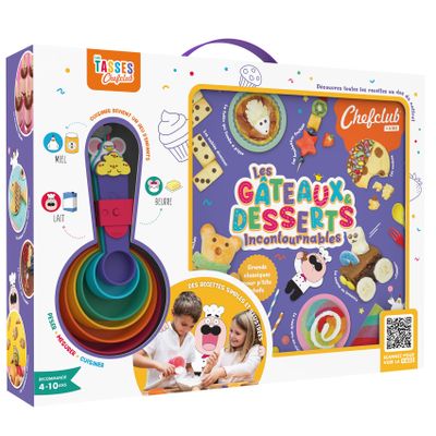 Loisirs créatifs pour enfant - Coffret Kids : Les Gâteaux et Desserts Incontournables - SNACKING MEDIA / CHEFCLUB